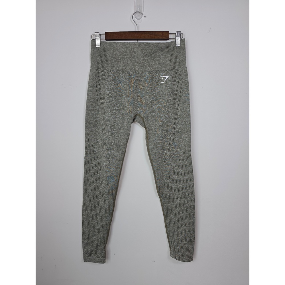 Gymshark Energy+ Seamless Leggings Olive Green Marl High Waisted Yoga Pants